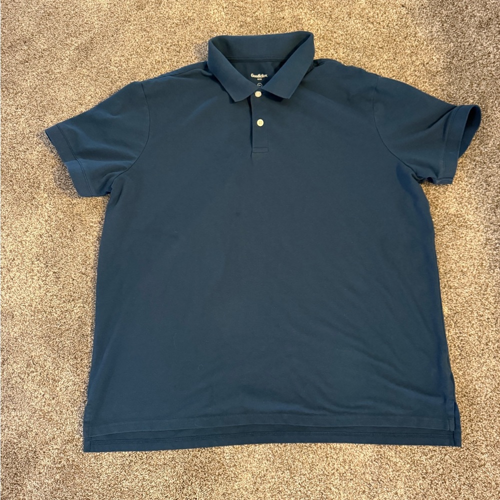 Goodfellow & Co Dark Blue Polo Shirt